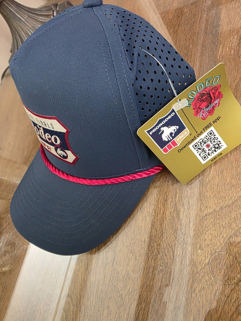 NWT Official NFR National Finals Rodeo 2024 Rope-Detail Navy Cap - Picture 2 of 3